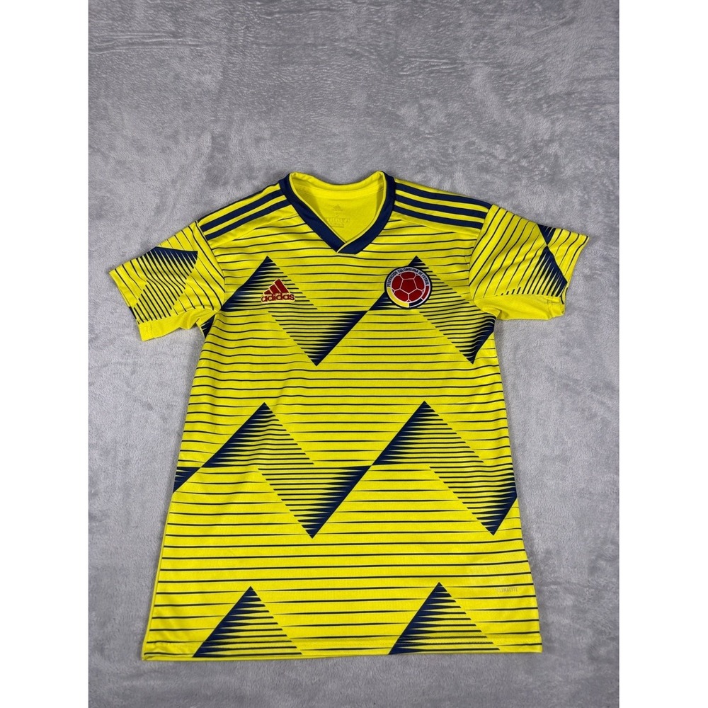 Adidas Federacion Colombiana DE Futbol Soccer Colombia 2019 Home Jersey Mens S